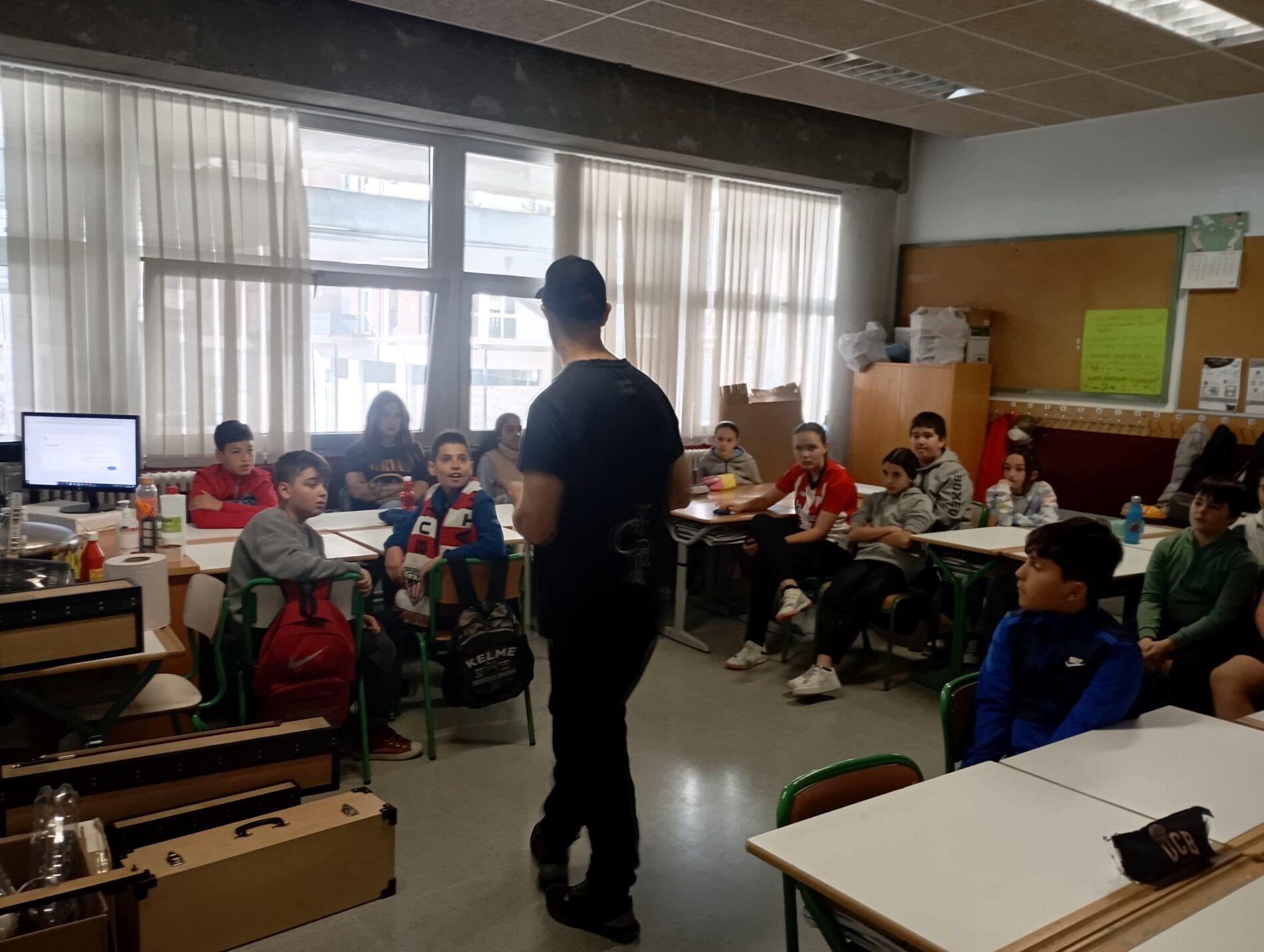 En este momento estás viendo Talle de Tunipanea en el colegio Mendia (Balmaseda)